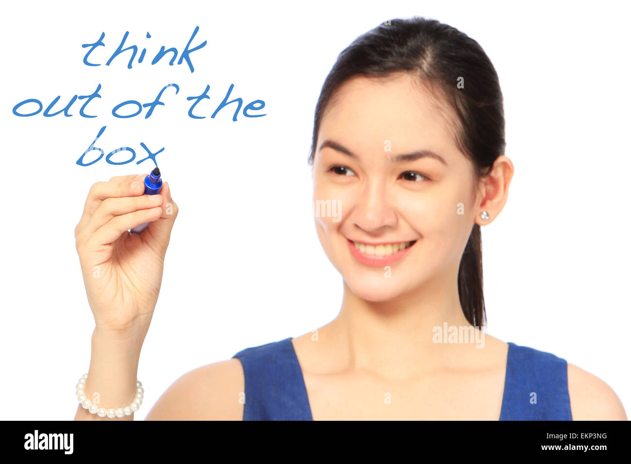 Think Out of the Box Stock Photo