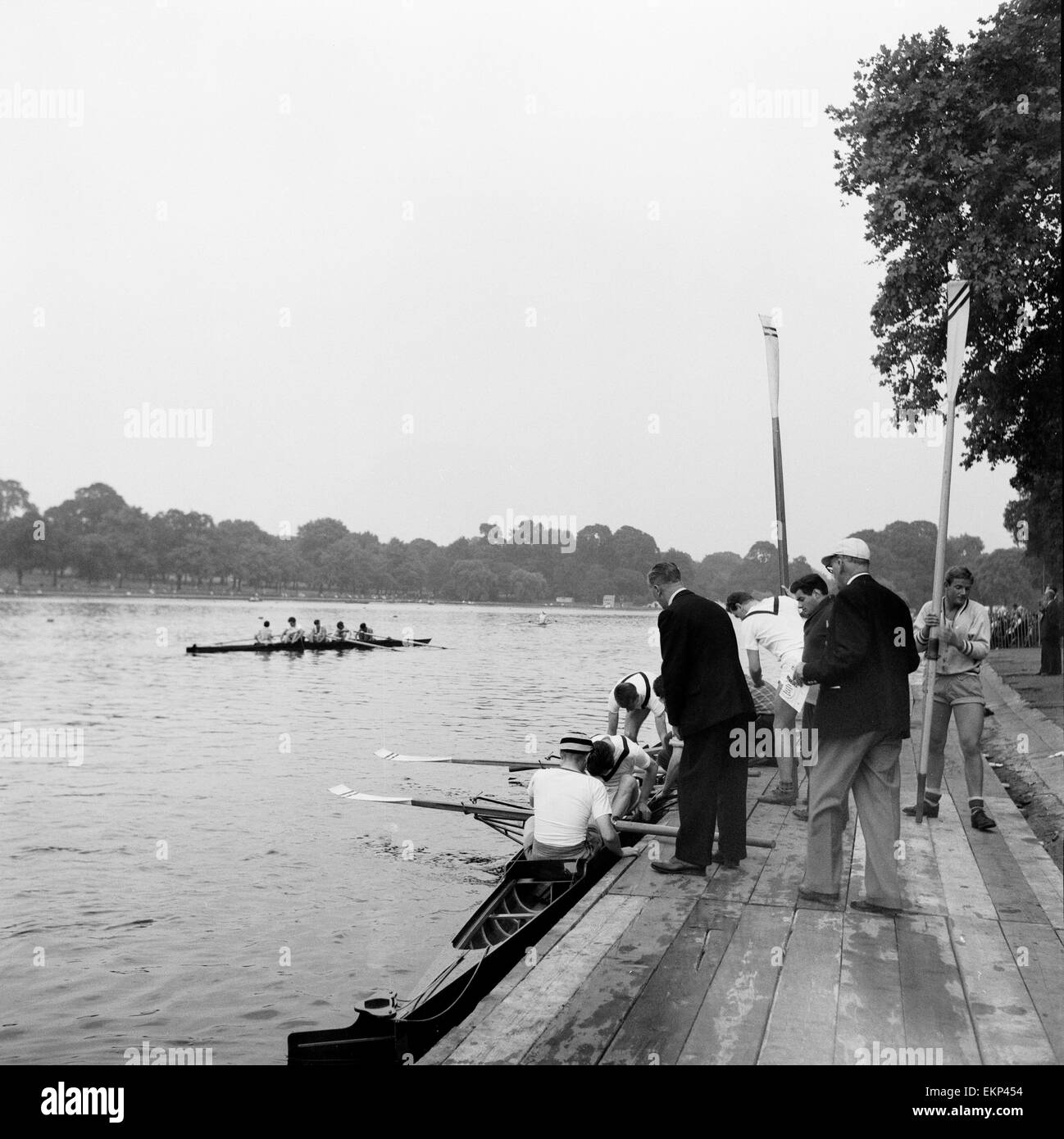 Rowing Boat 1950s High Resolution Stock Photography and Images Alamy