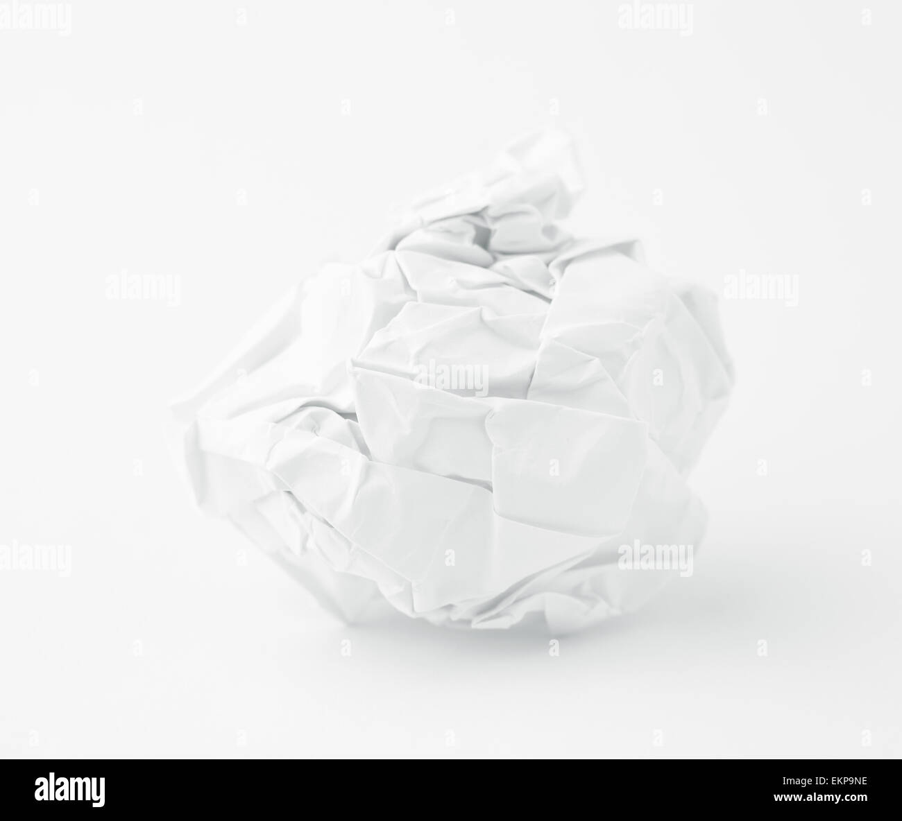 Crumpled paper ball Stock Photo Alamy