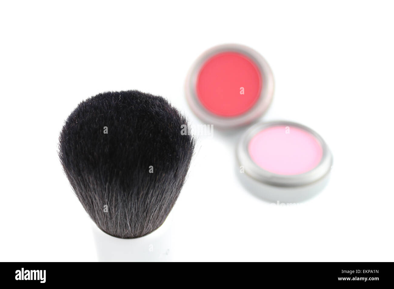 Makeup brush Stock Photo