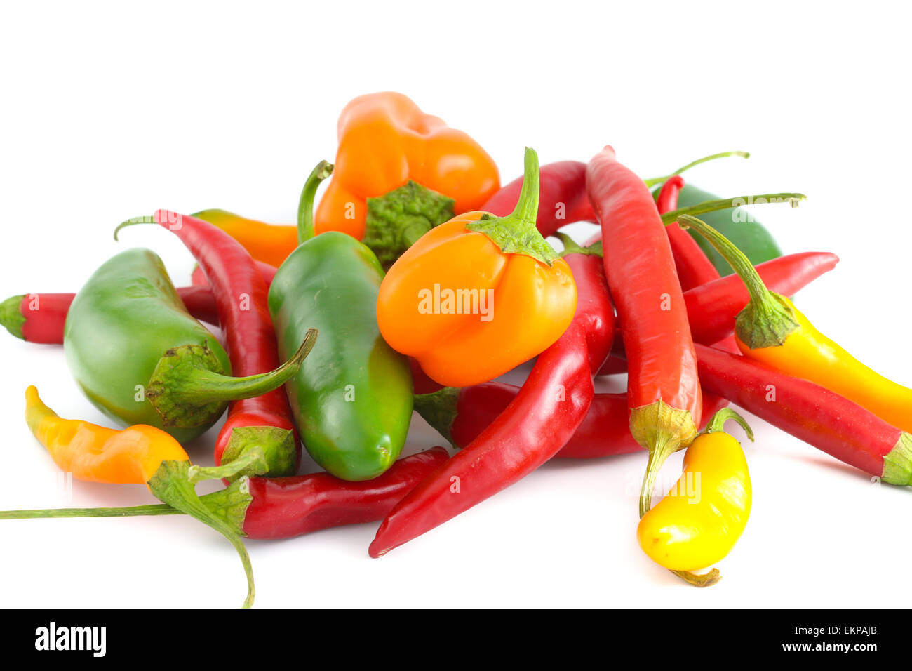 Colours as vibrant as the flavours! Stock Photo