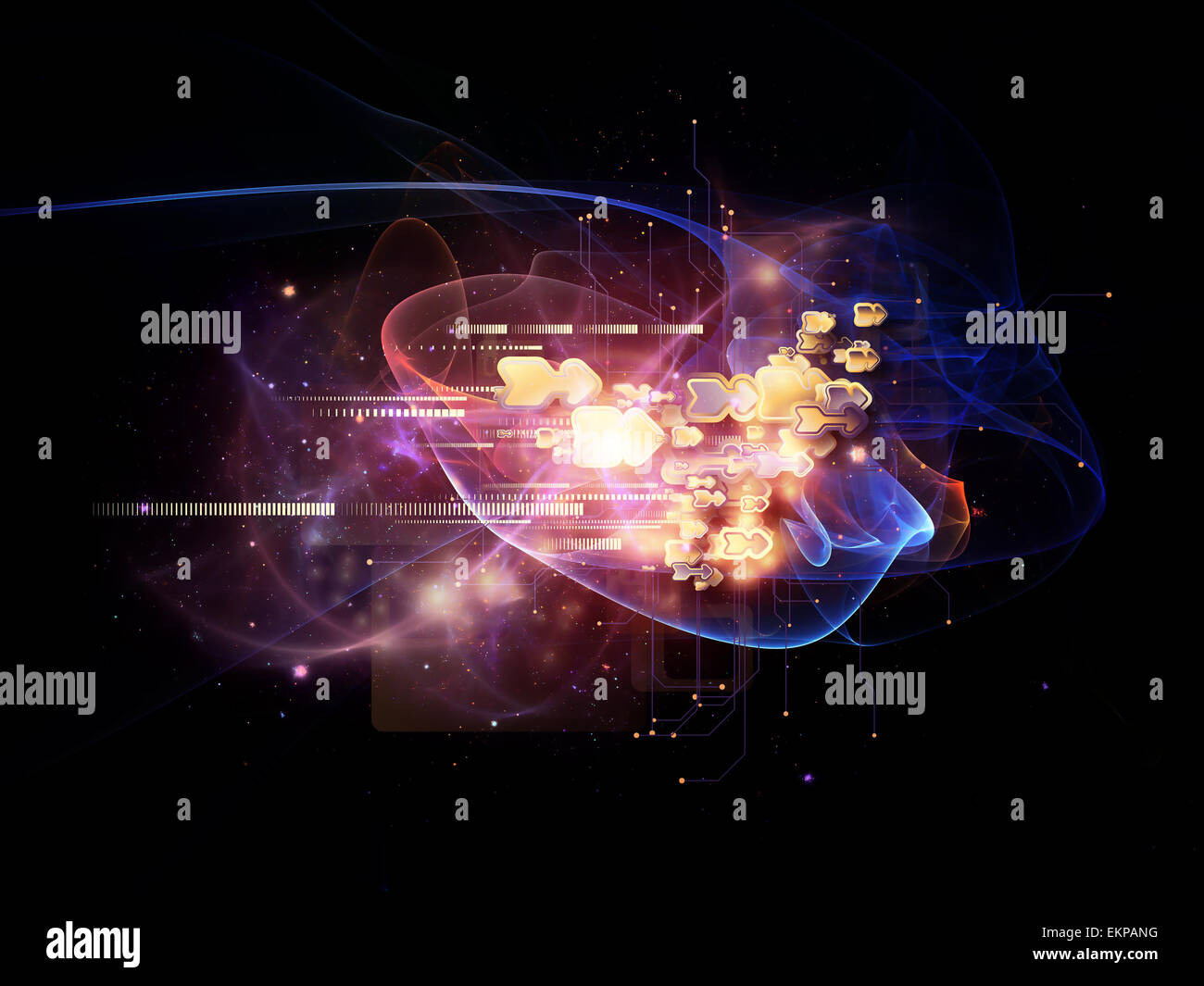 Virtual Cloud Technology Stock Photo Alamy