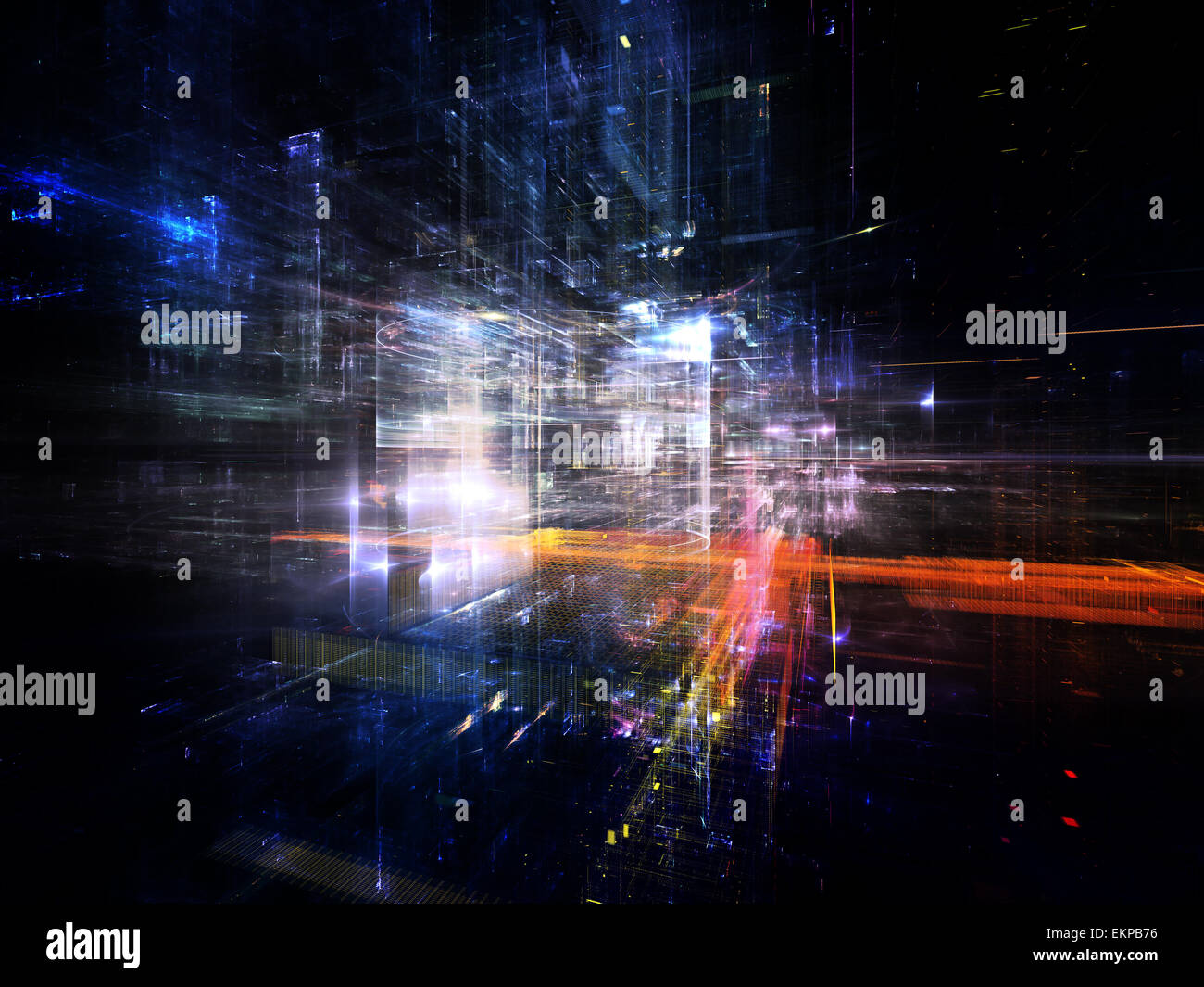 Lights of Urban Abstraction Stock Photo Alamy