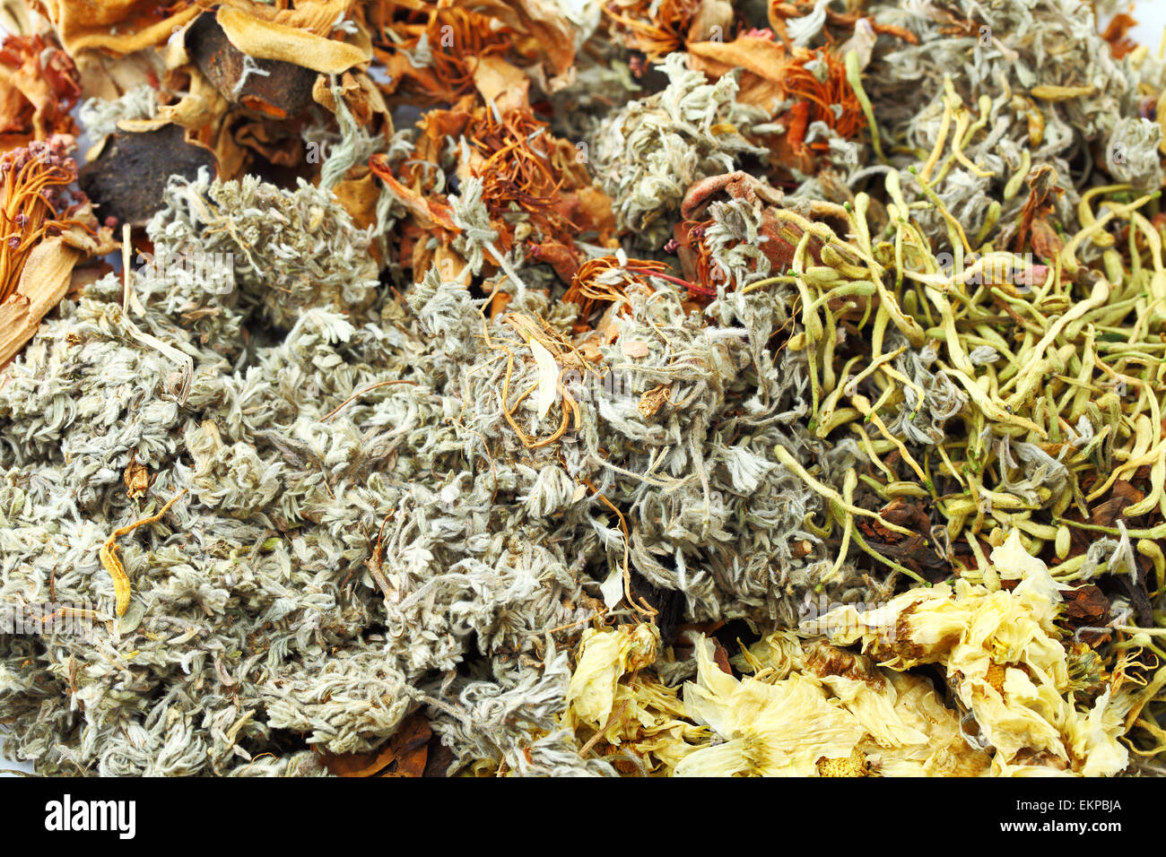 Chinese herbal tea ingredients Stock Photo Alamy