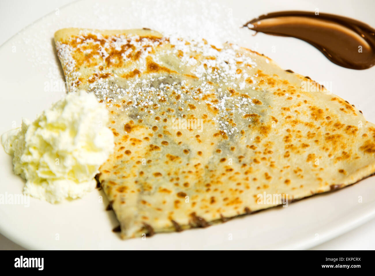 Naan with peanut butter Stock Photo Alamy