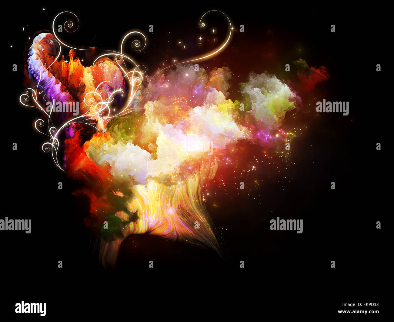 Cool Design Nebulae Stock Photo - Alamy
