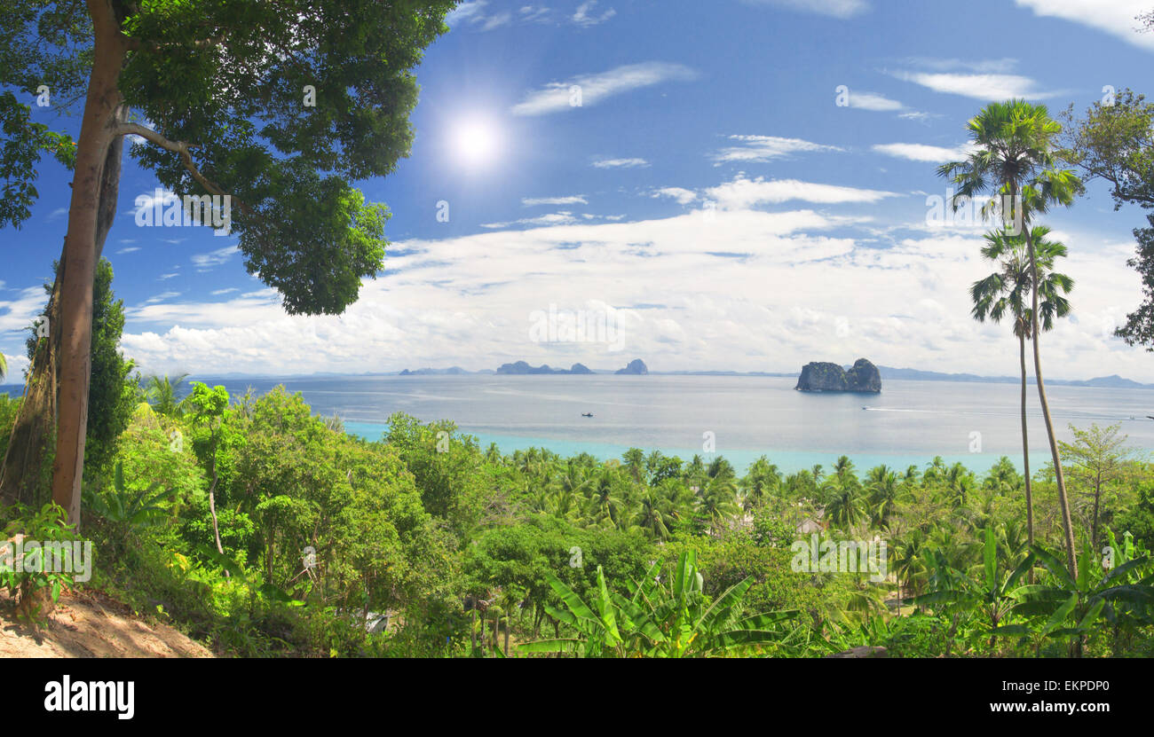 Tropical landscape hi-res stock photography and images - Alamy