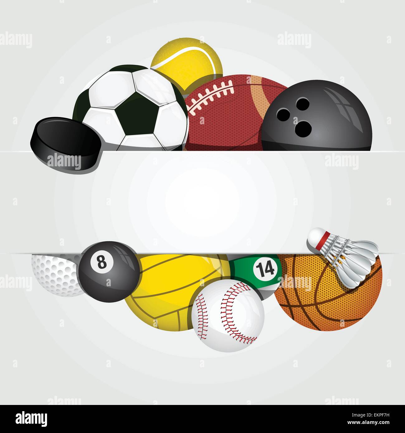 Sports balls vector set basketball and soccer Stock Vector Images - Alamy