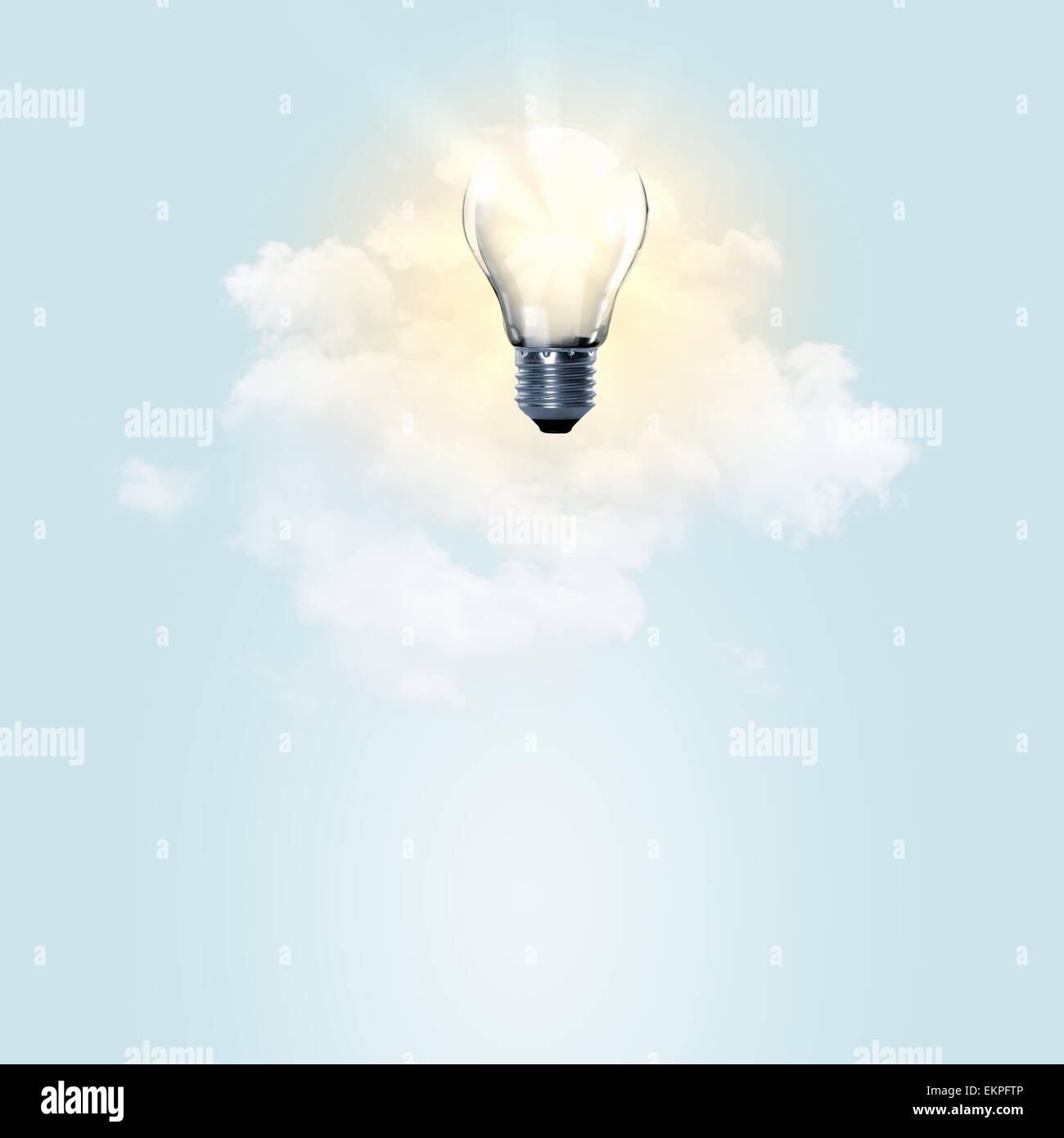 Abstract light blue background Stock Photo - Alamy