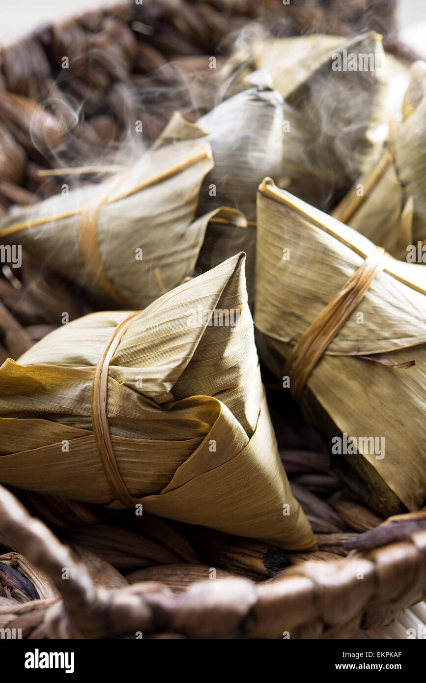 Sticky Rice Dumple Chinese glutinous rice dumpling Stock Photo - Alamy