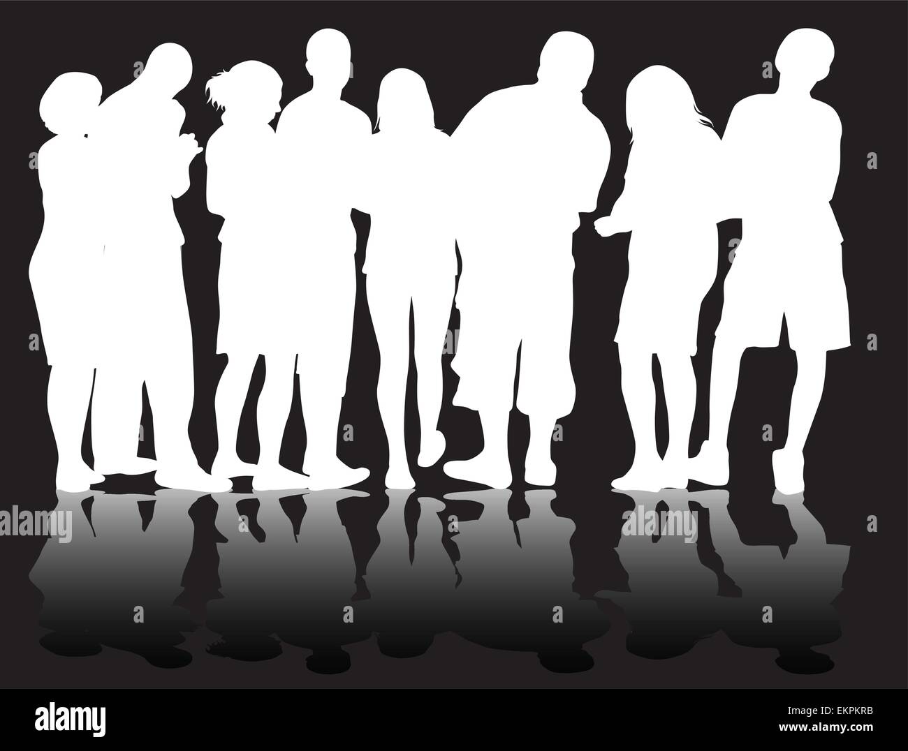 Group of people Stock Vector Image & Art - Alamy
