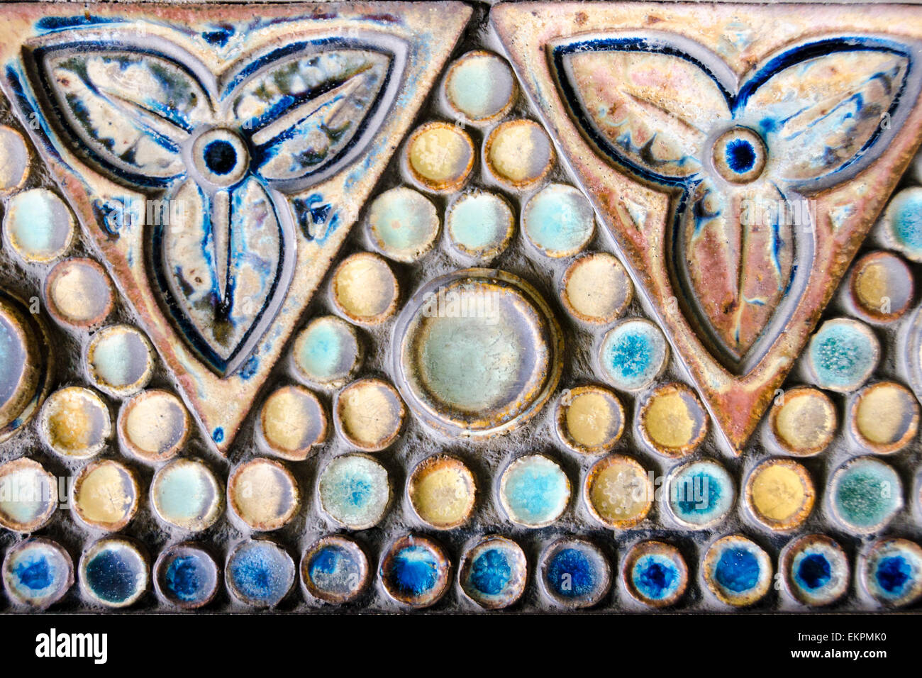 Colourful pattern mosaic made of tiles Stock Photo Alamy