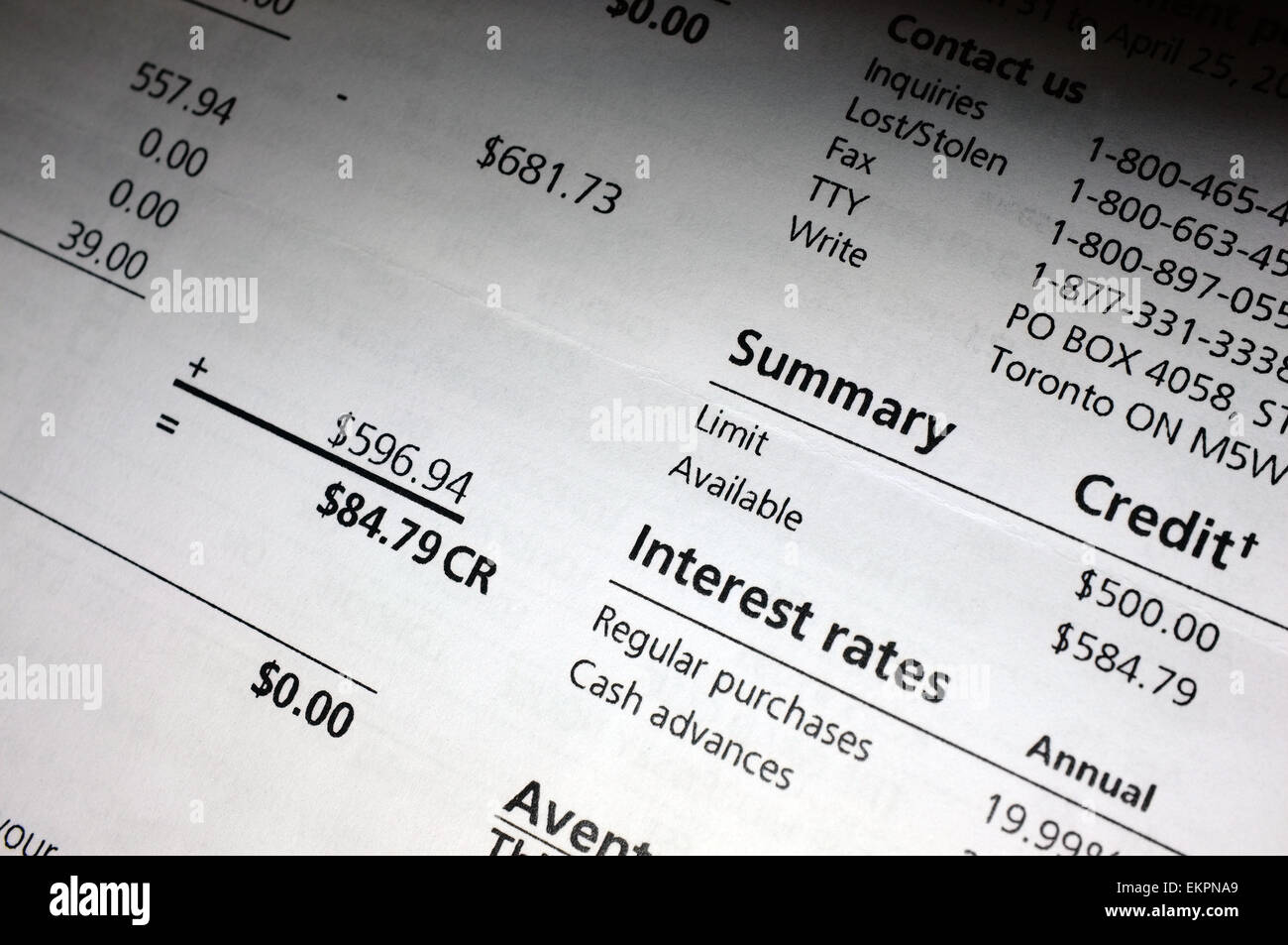 Bank paperwork hi-res stock photography and images - Alamy