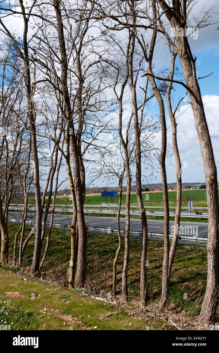 The A26 autoroute in northern France Stock Photo Alamy