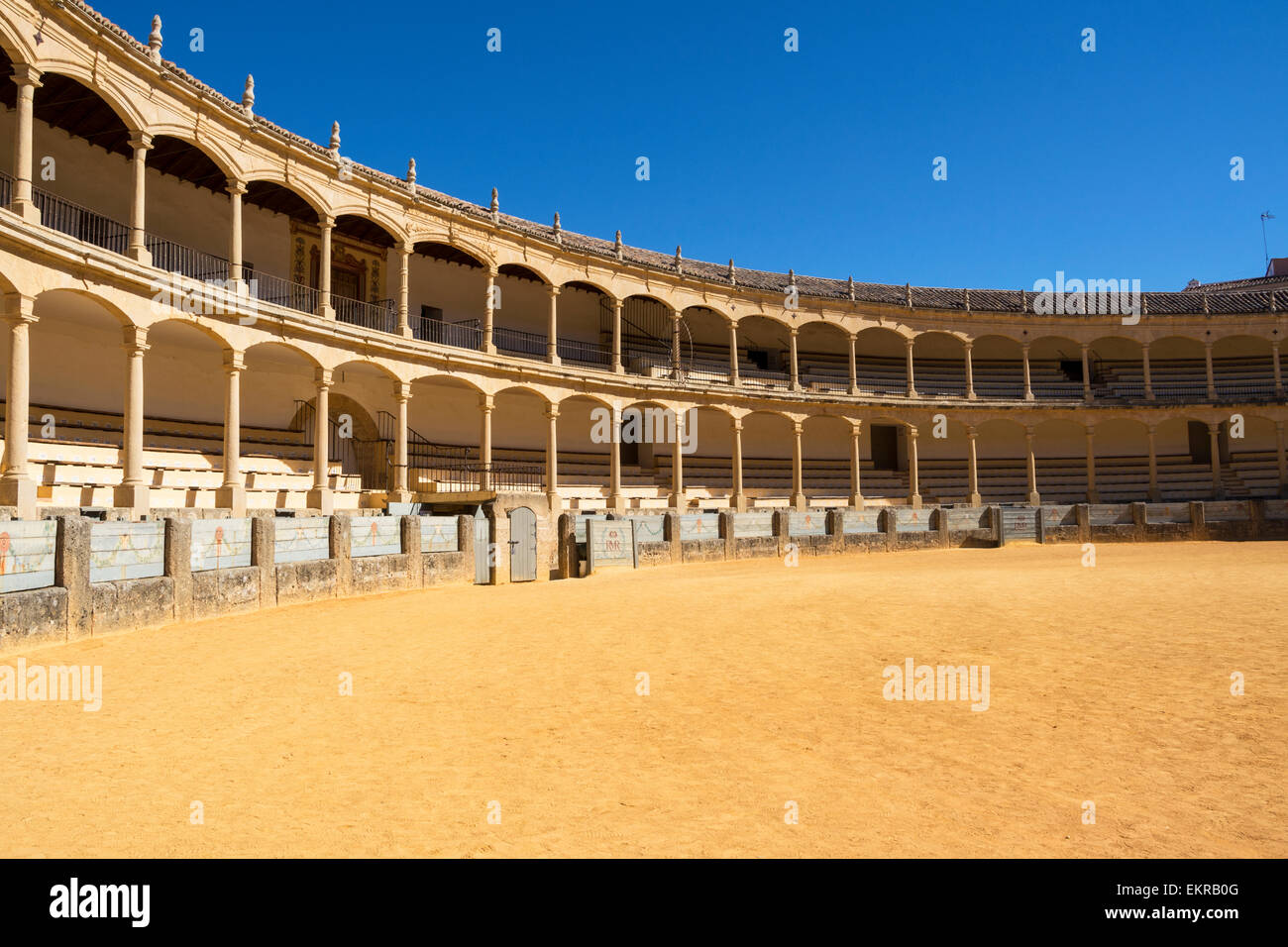 Bullring in Ronda, Spain Stock Photo