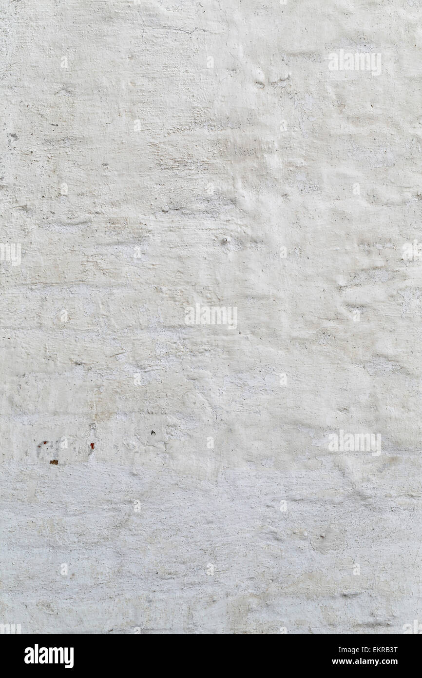 White ancient walls of the monastery is photographed close up Stock Photo