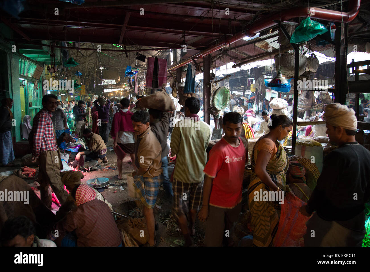 Wholesale vegetable Market Bepin Behari Ganguly Street Calcutta Kolkata