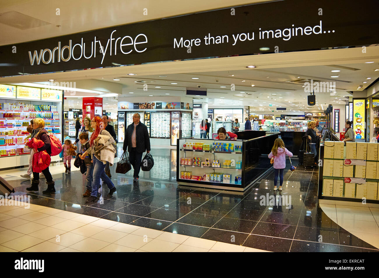 World Duty Free Store Birmingham Airport UK Stock Photo