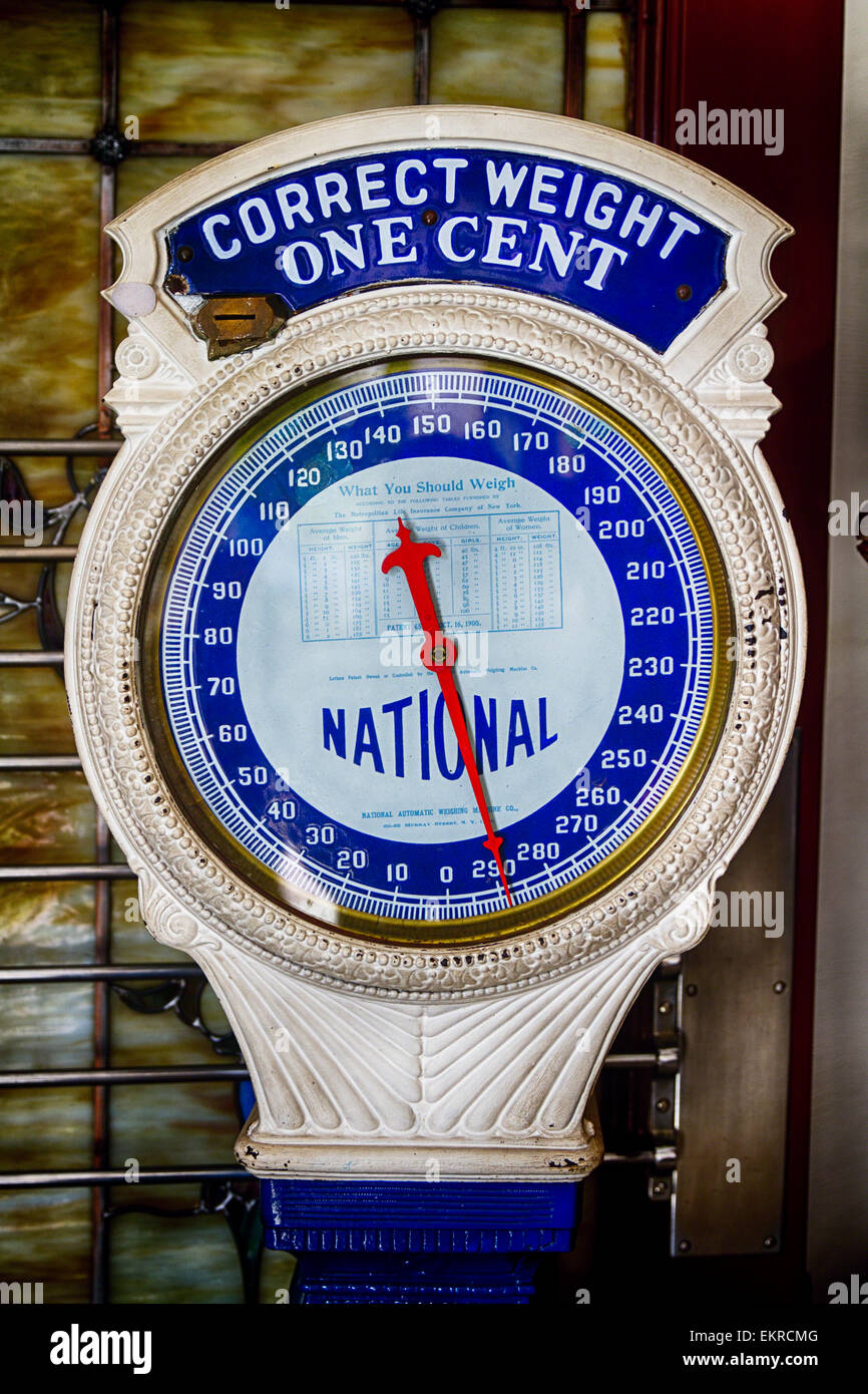 Public weighing scale hi-res stock photography and images - Alamy