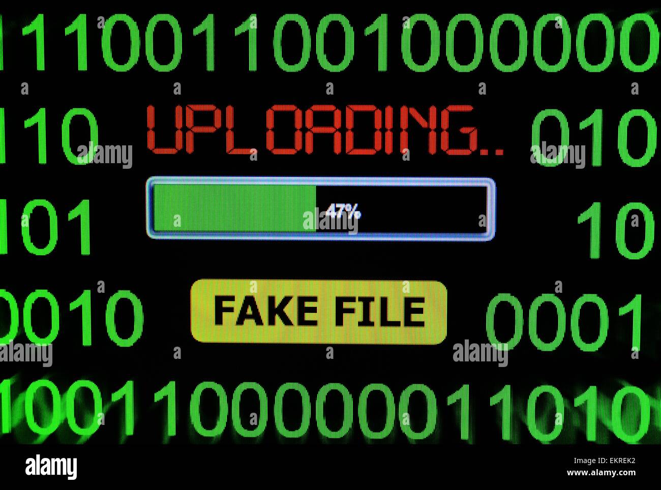 Upload spam Stock Photo