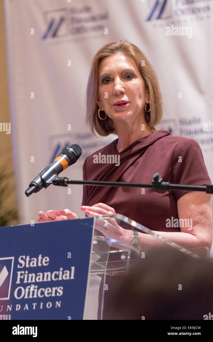 Former HewlettPackard CEO Carly Fiorina and potential Republican