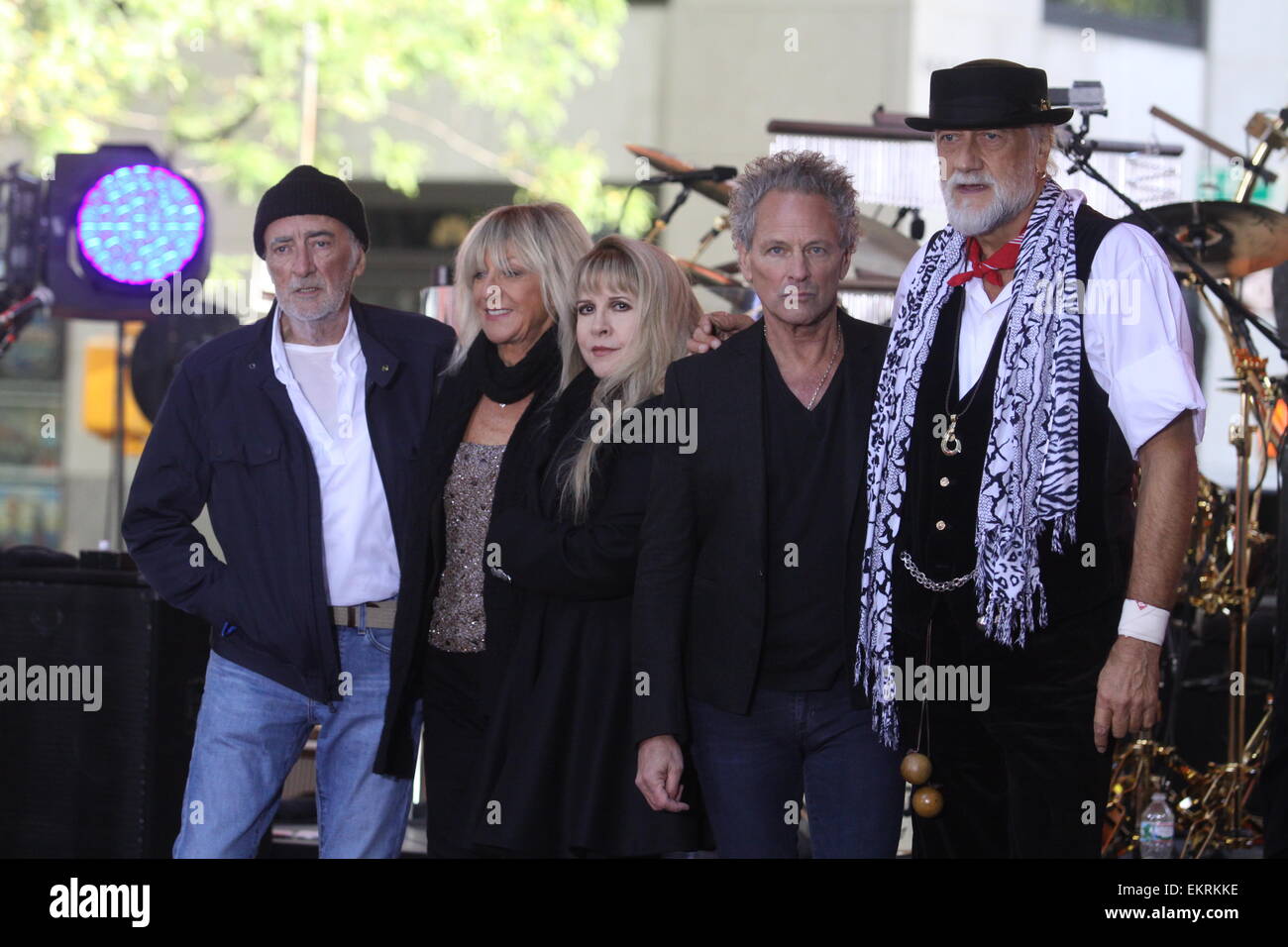 Fleetwood Mac performing live on the 'Today' show as part of NBC's ...