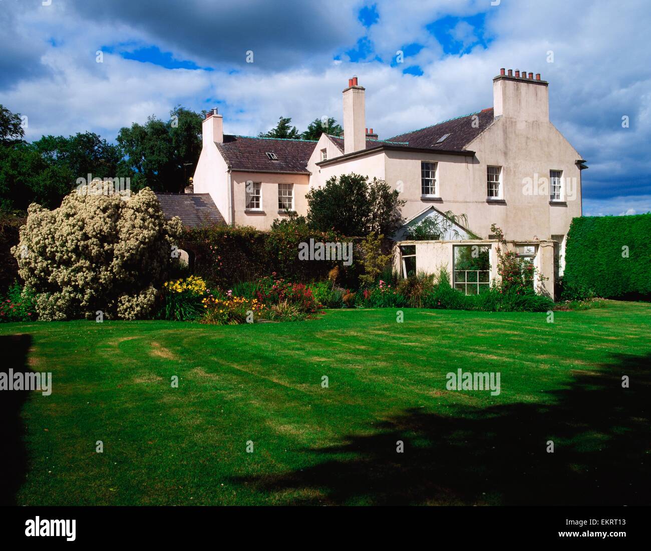 Ardsallagh House, Co Tipperary, Ireland; House From The Side Lawn With
