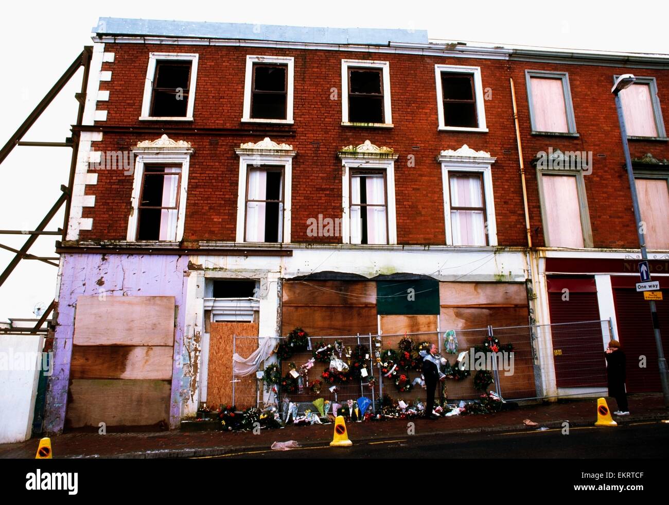 Omagh, Co Tyrone, Ireland; Site Of 1998 Bomb Blast Stock Photo