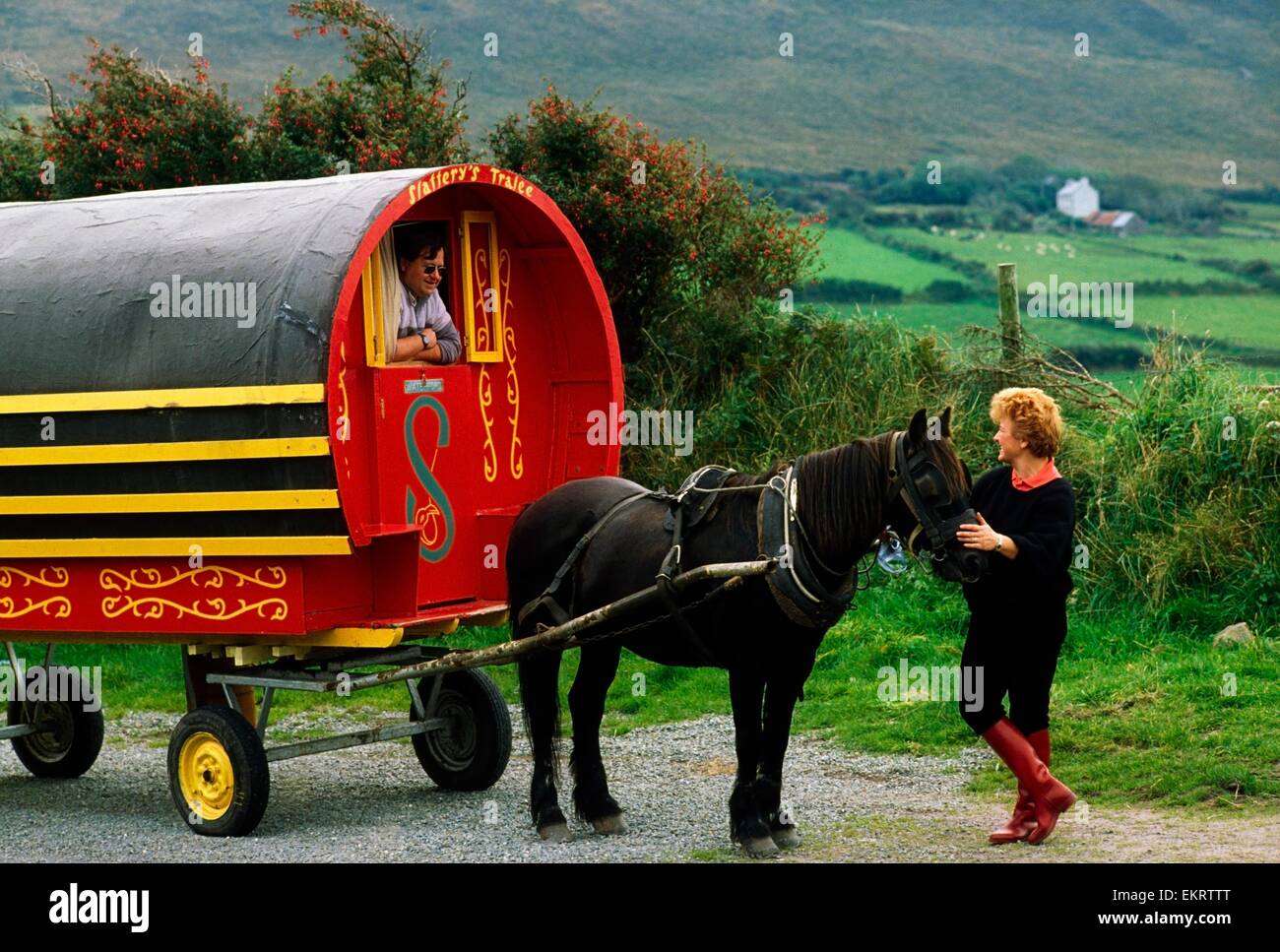 Traditional Caravan, Slatterys Caravan Stock Photo - Alamy