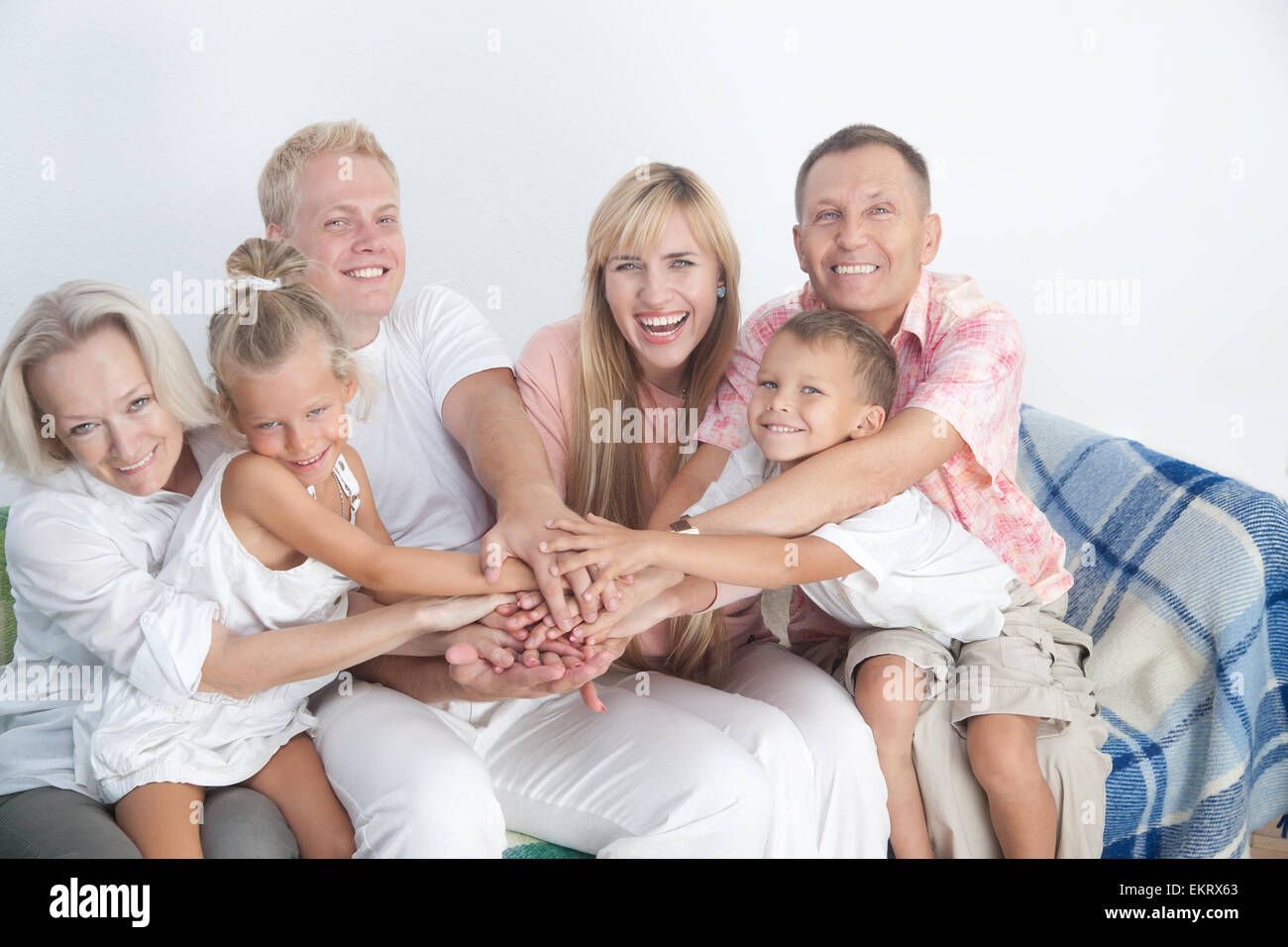 Happy family Stock Photo