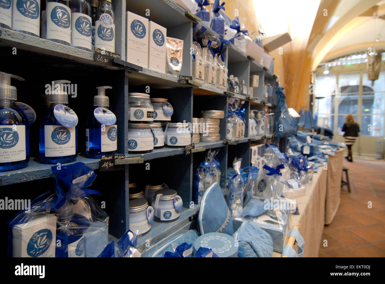 La Fleurée de Pastel. Shop the Pastel. Rue de la Bourse Toulouse, Midi