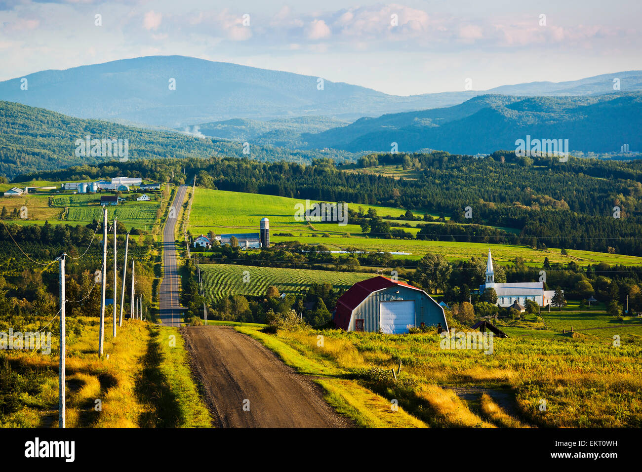 Saint Venant De Paquette, Eastern Townships, Quebec Stock Photo Alamy