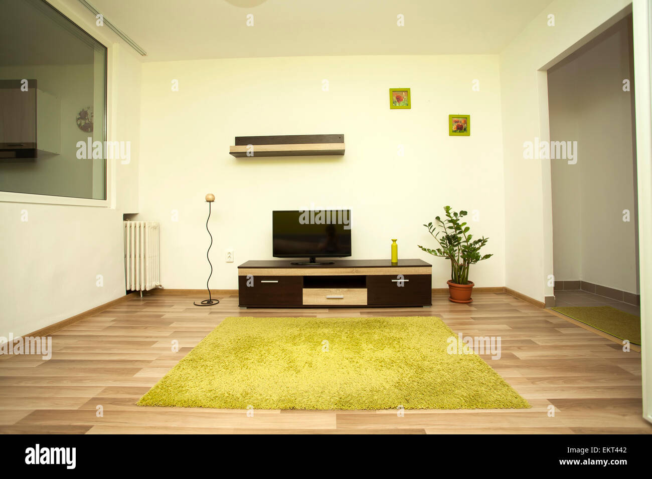 Modern and simple living room interior Stock Photo Alamy