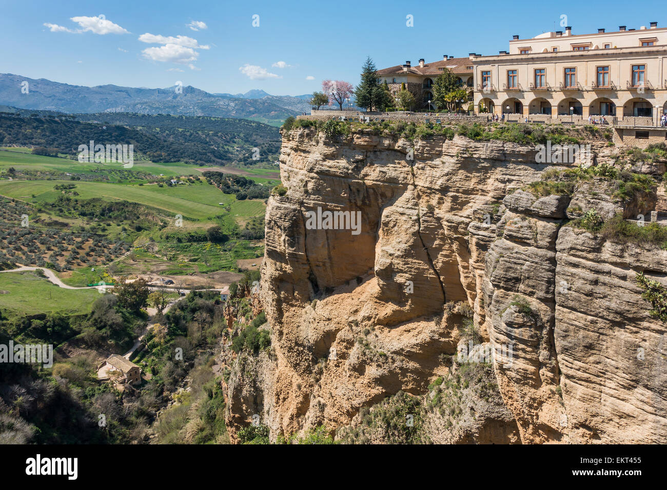 Hotel Paradore Ronda Sierra Nevada Mountains Spain Stock Photo