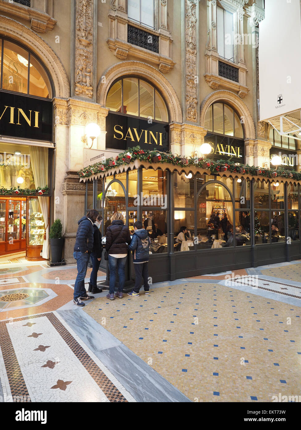 Savini Restaurant, Galleria Vittorio Emanuele II gallery, Milan