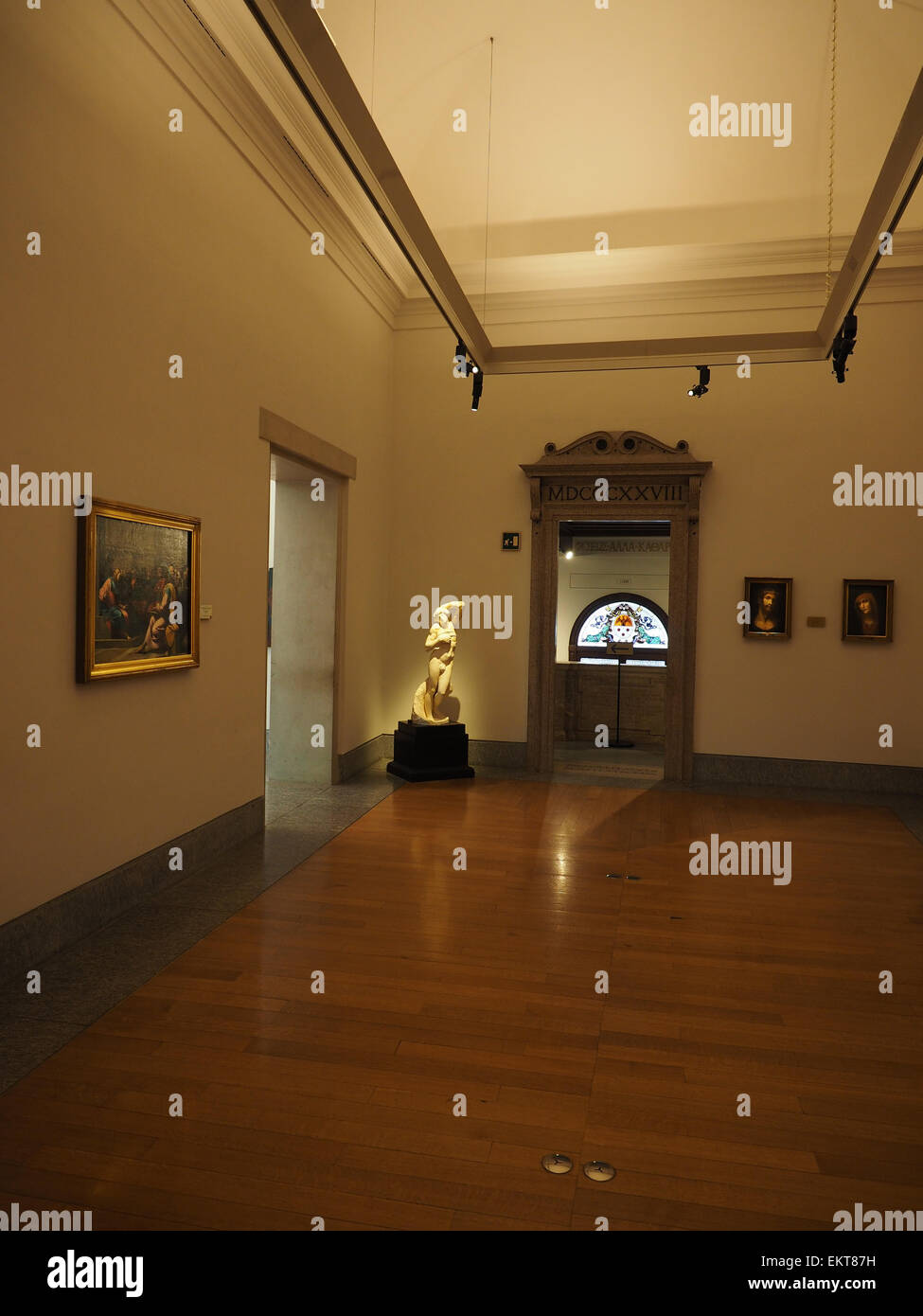 PInacoteca Ambrosiana picture gallery, Piazza PIo XI square, Milano, Lombardy, Italy, Europe