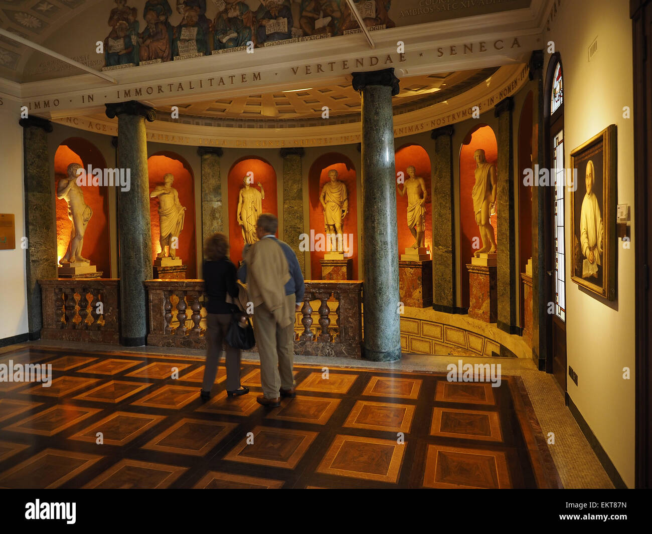 PInacoteca Ambrosiana picture gallery, Piazza PIo XI square, Milano,  Lombardy, Italy, Europe Stock Photo - Alamy