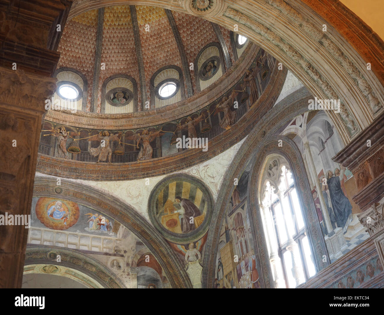 Portinari Chapel, Sant'Eustorgio Basilica, Milan, Lombardy, Italy, Europe Stock Photo