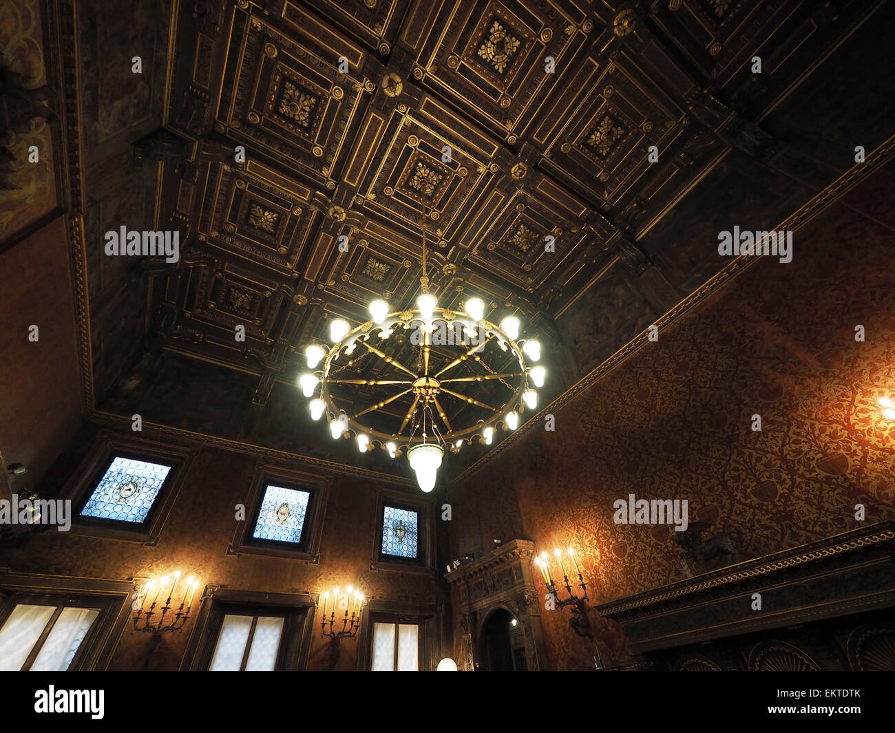Bagatti Valsecchi home museum, Via Gesù street, Milan, Lombardy, Italy, Europe Stock Photo