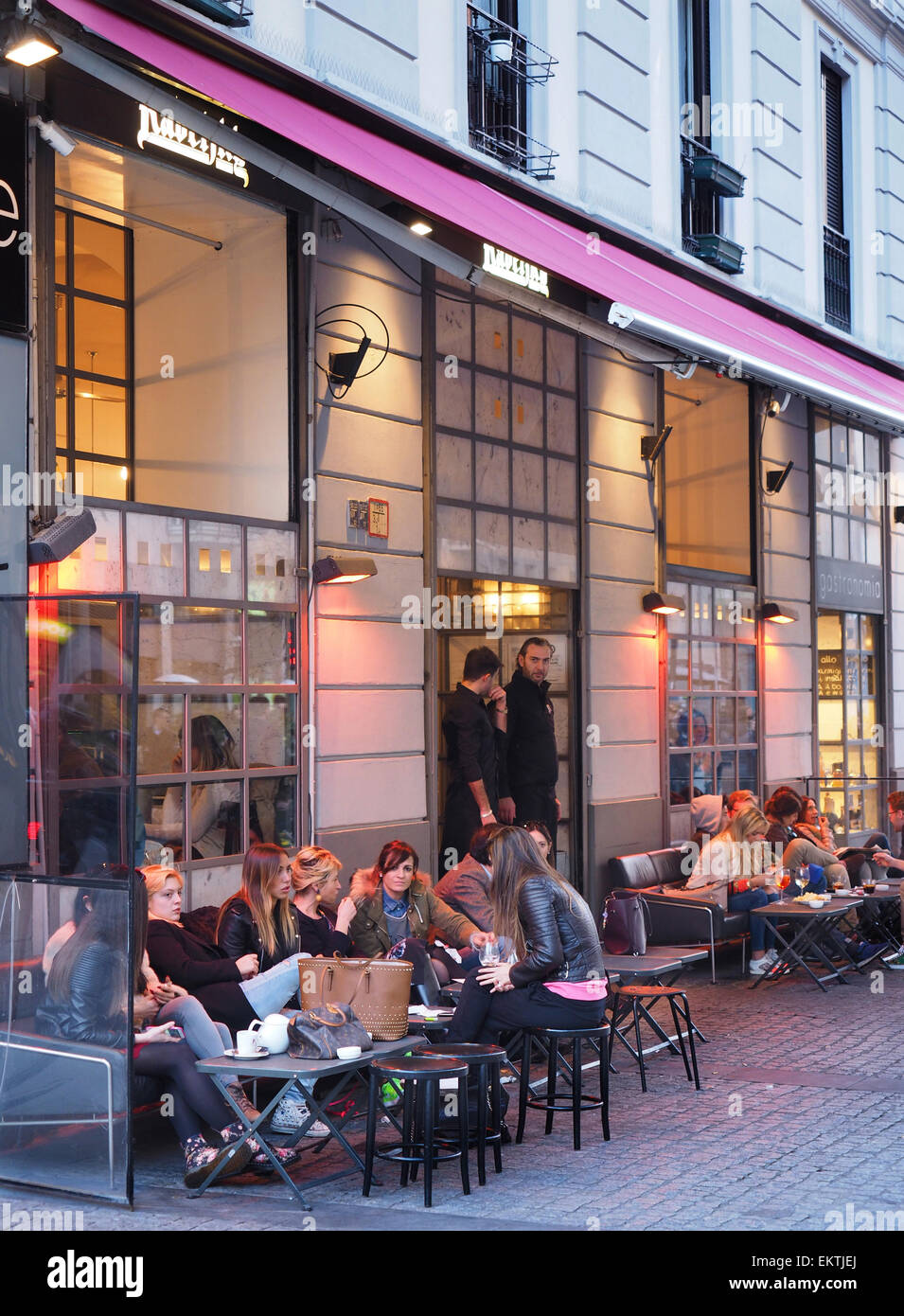 Radetzky coffe bar, Corso Garibaldi street, Brera district, Milan, Lombardy, Italy, Europe Stock Photo