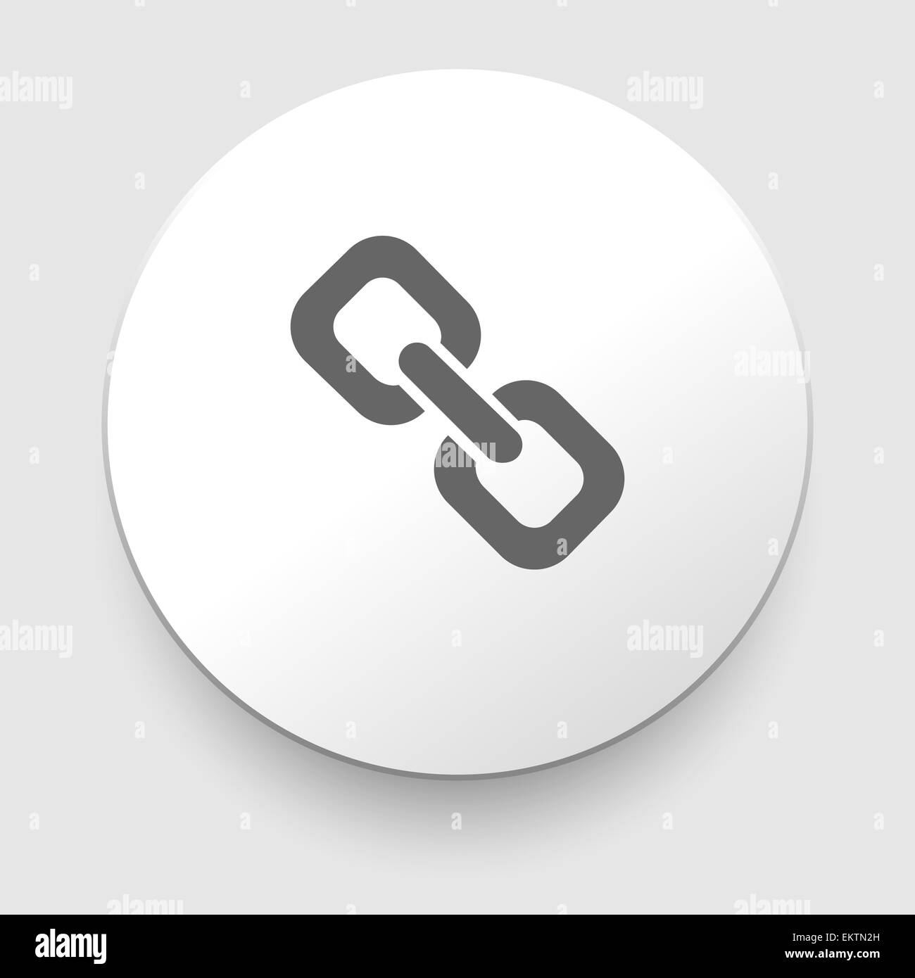 Vector chain or link icon Stock Photo
