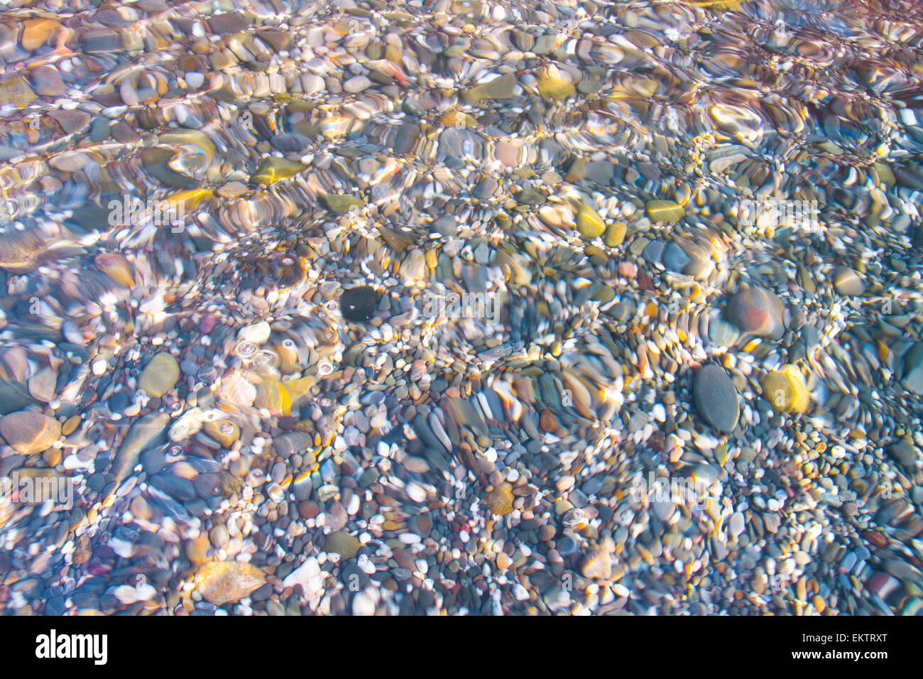 clean water of ocean Stock Photo