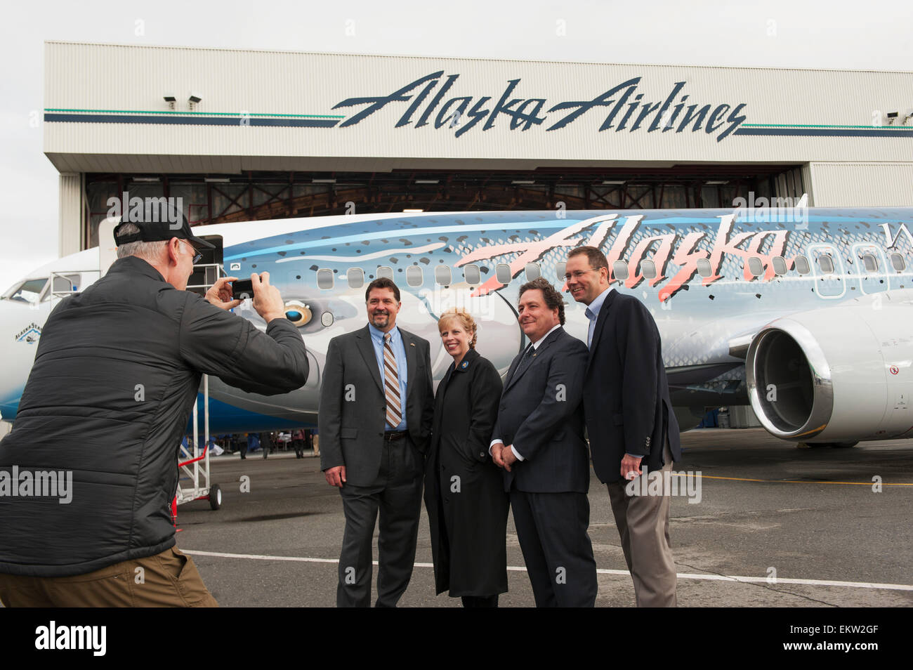 Alaska airlines group hires stock photography and images Alamy