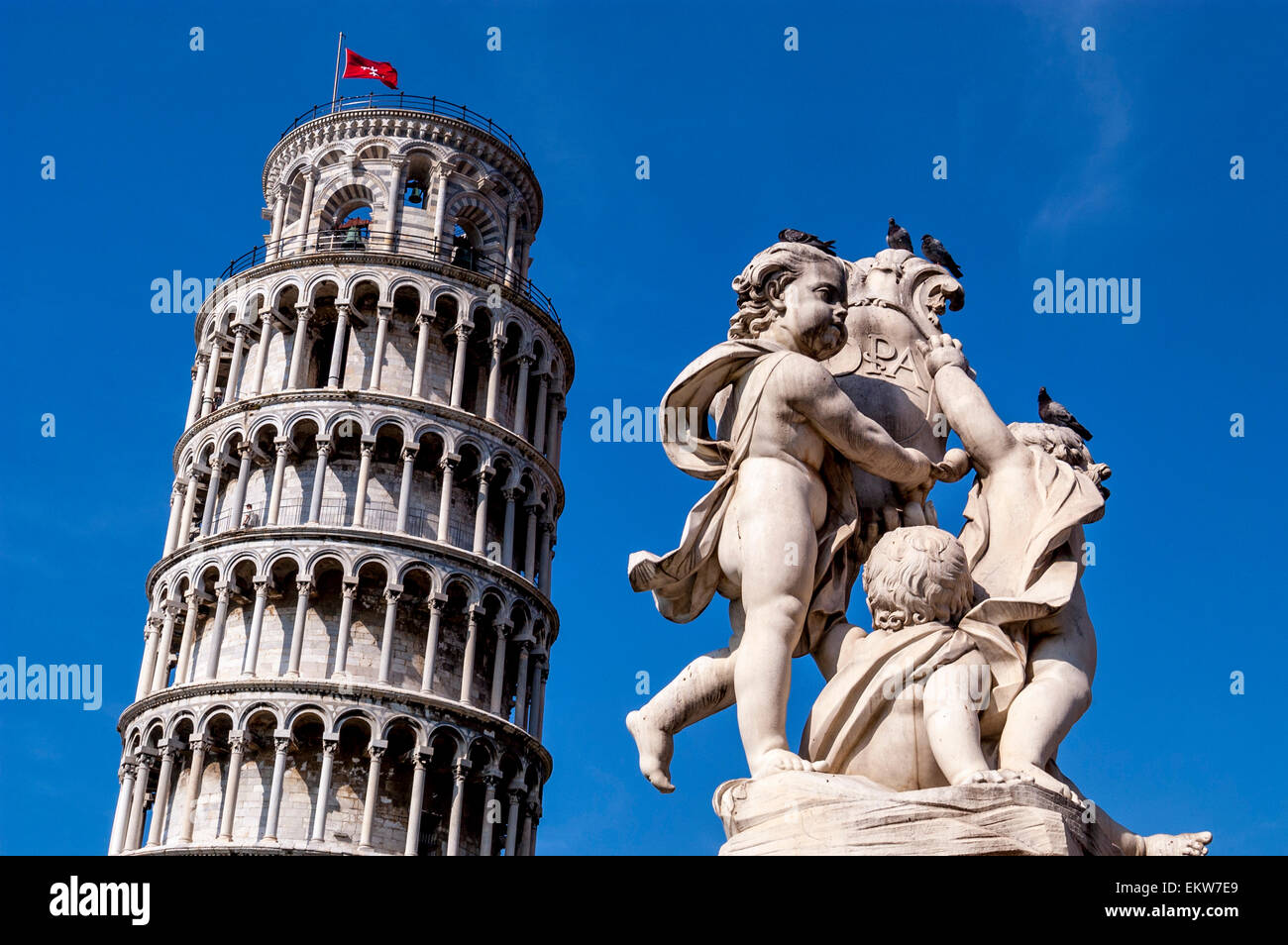 The Leaning Tower Of Pisa, Tuscany, Italy Stock Photo Alamy