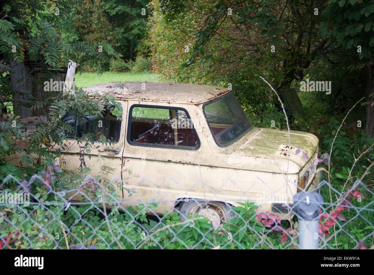 Old soviet car Stock Photo