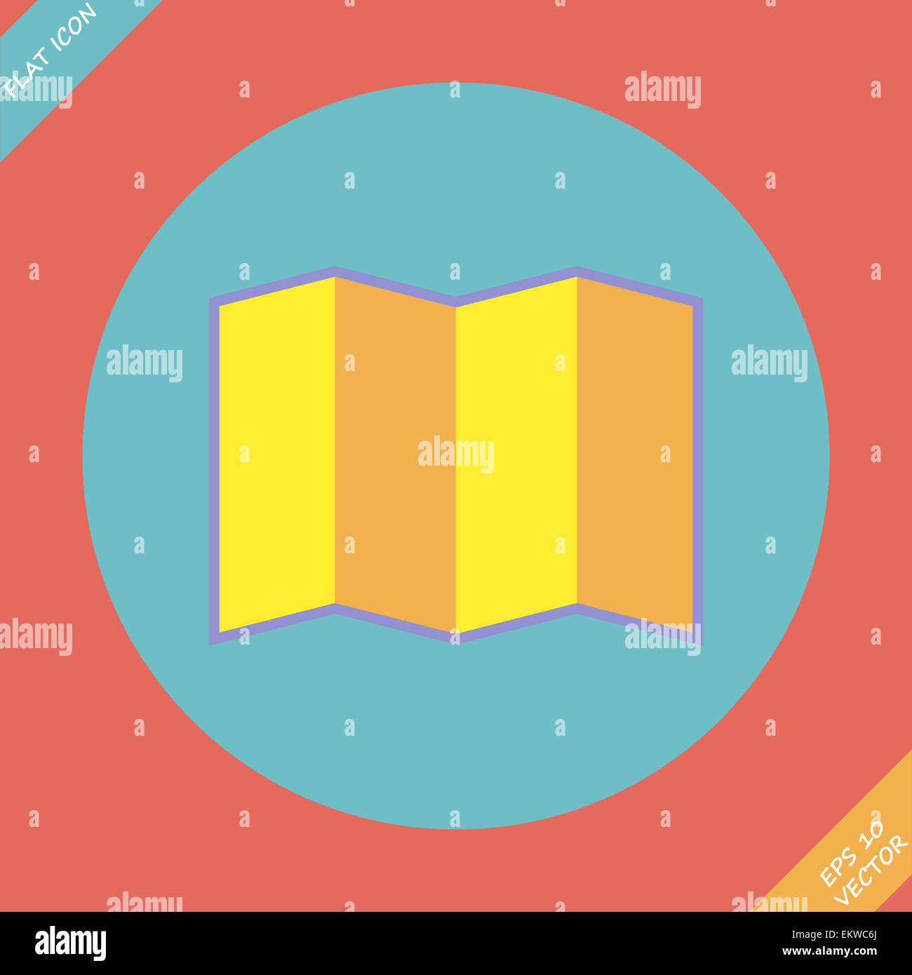 Vector Map Icon Stock Photo - Alamy