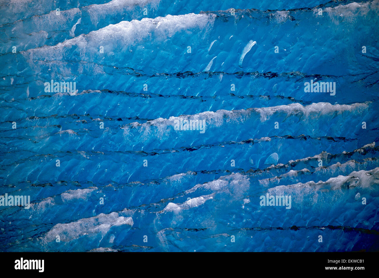 Close Up Of Iceberg In Tracy Arm Se Alaska Summer Stock Photo