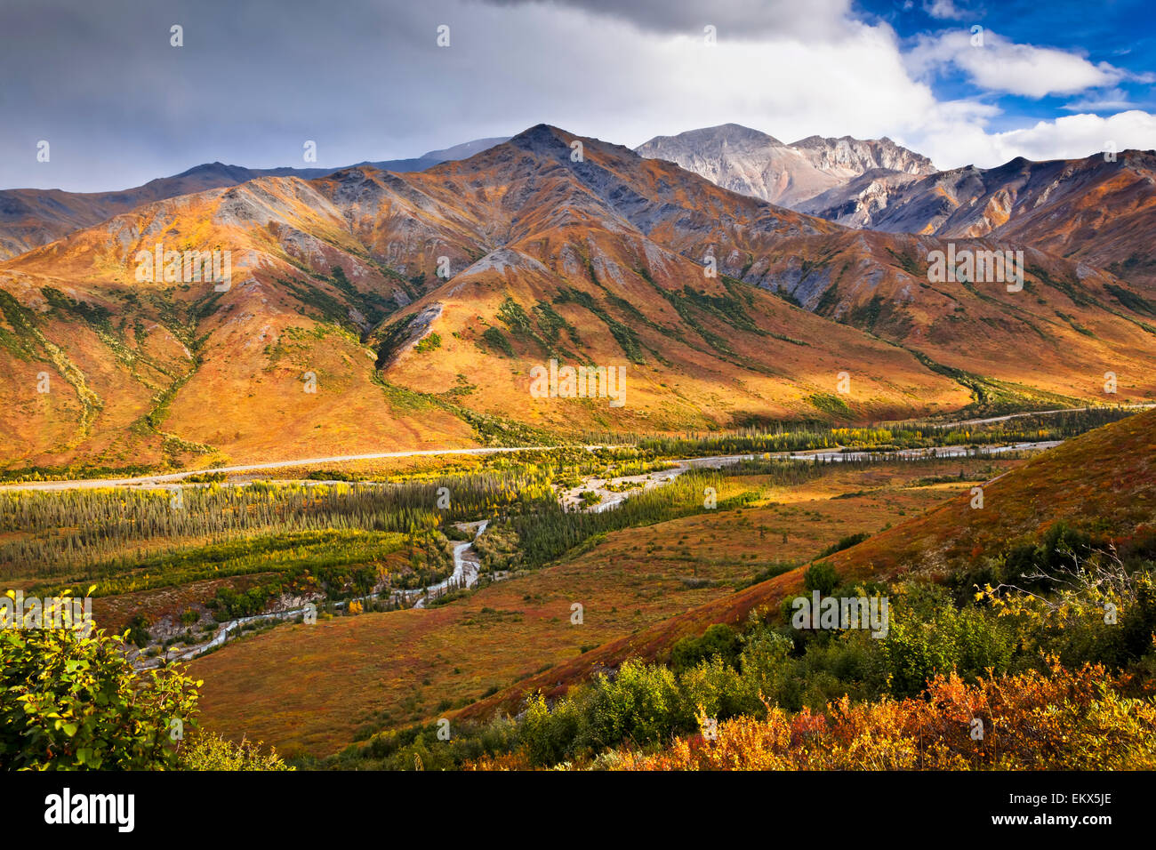 Alaska,Dietrich River,gates of the arctic np Stock Photo Alamy