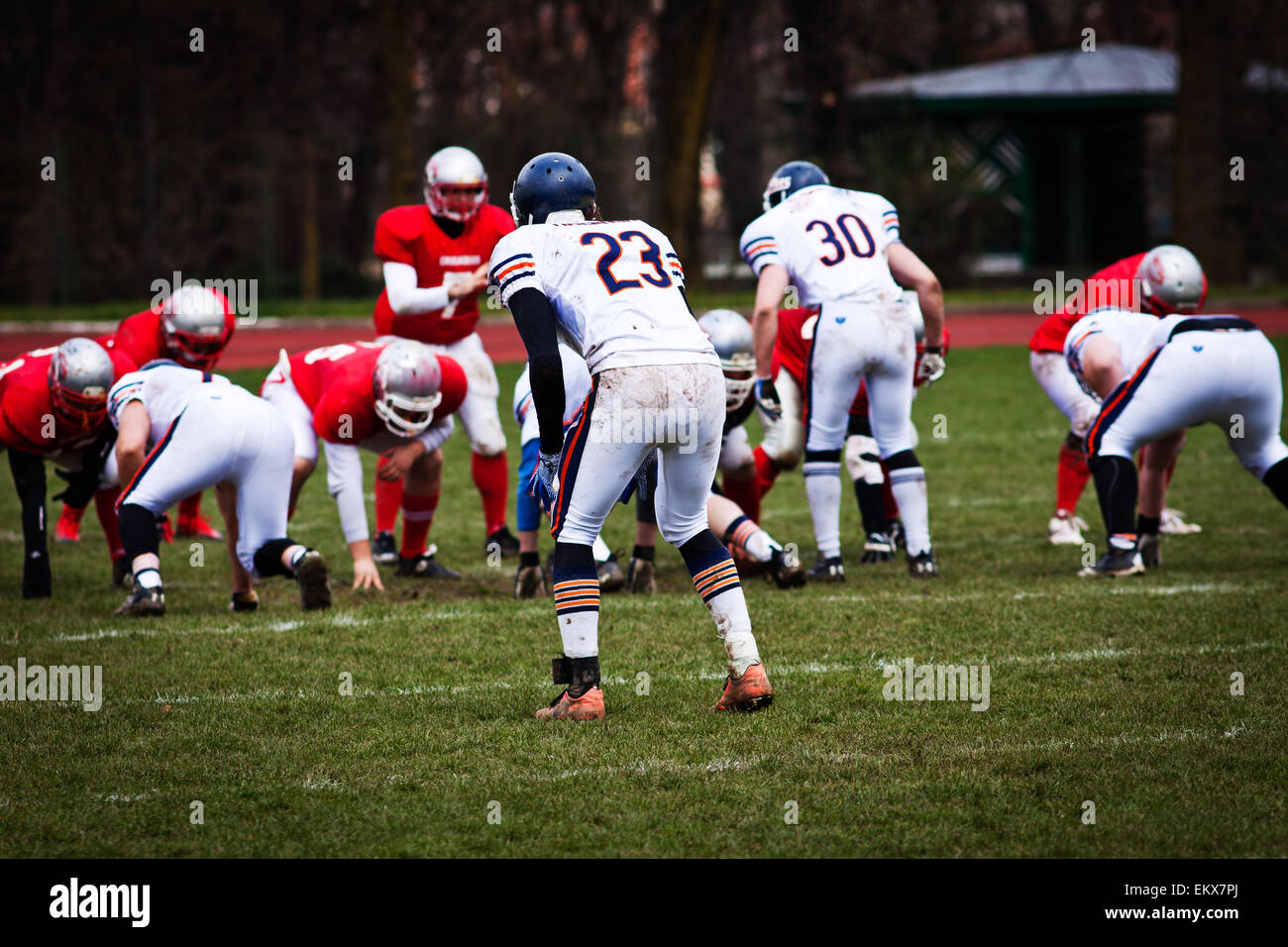 american football game Stock Photo - Alamy