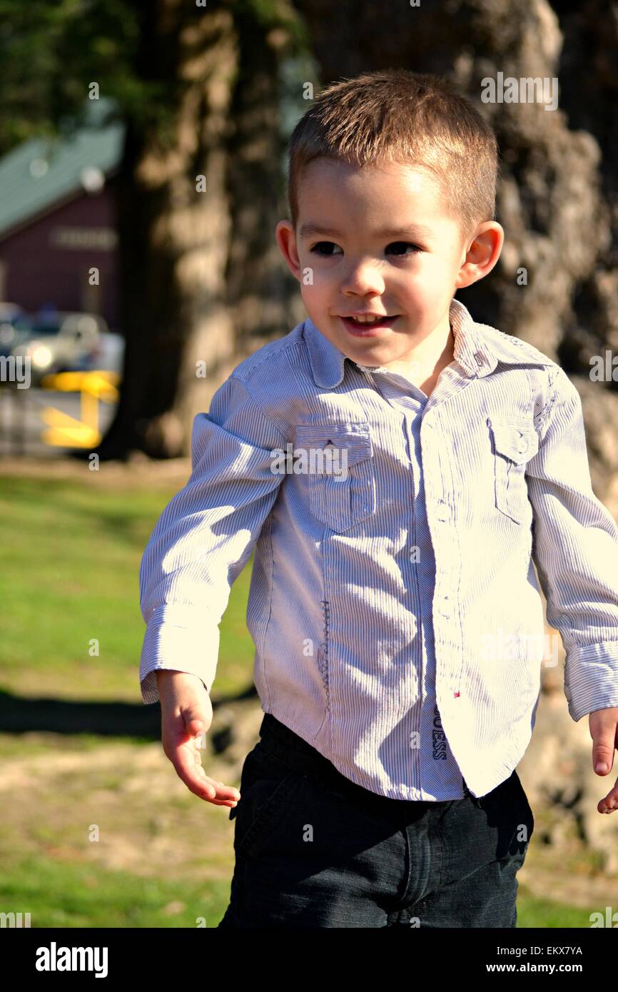 Handsome 3 year old boy hi-res stock photography and images - Alamy
